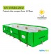 Mipatex HDPE Organic Vermi Compost Maker Bed 250 GSM 10ft x 4ft x 2ft (Green)